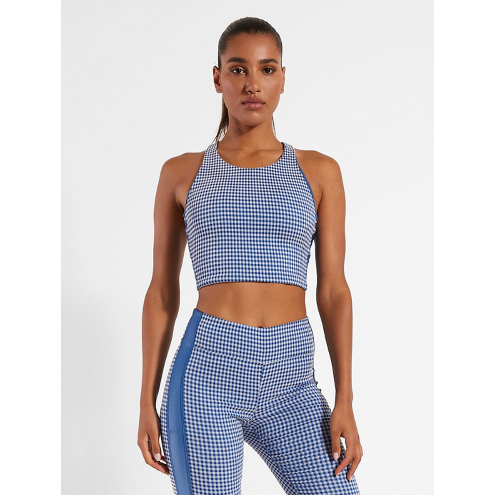 Koral Bruna Redford Sports Bra Lapis Blue Size XS 1734